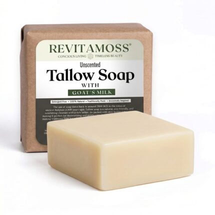 Goats milk tallow soap bar